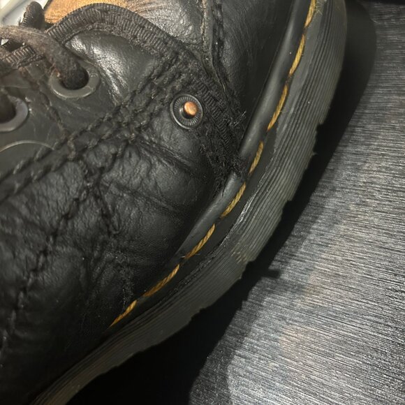 Vintage Dr. Martens Chunky Heel Studded Boots Made in England Sz 10 Grunge Punk - Picture 2 of 9